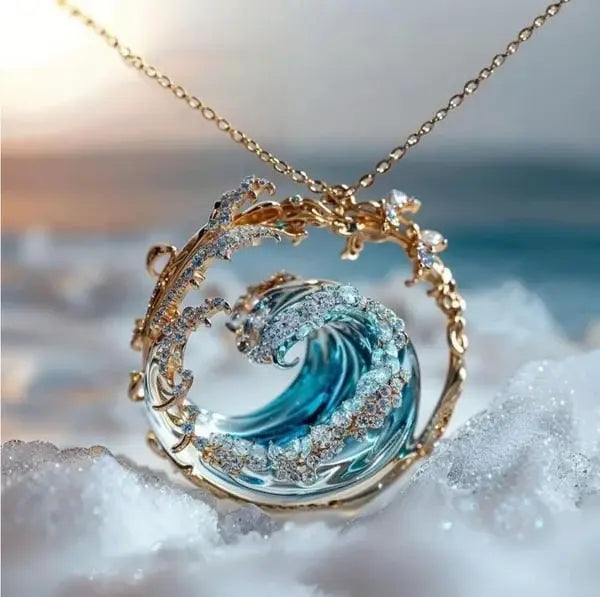 Ocean’s Oath – Minimalistyczny Naszyjnik w Morskim Stylu