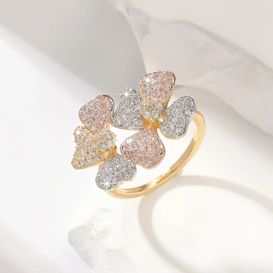 1+1 Offer: Heller gold ring with natural elements