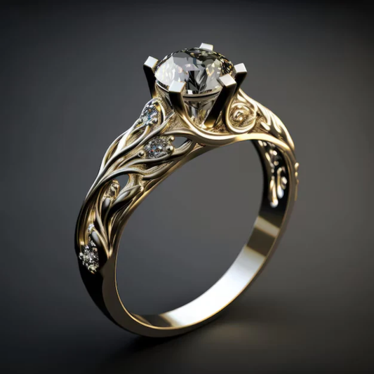 1+1 Offer: Elegant Exotic Zirconia Ring