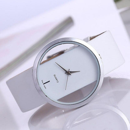 Kayla | Elegant Transparent Dial Quartz Watch
